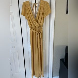 Yellow jumpsuit size small